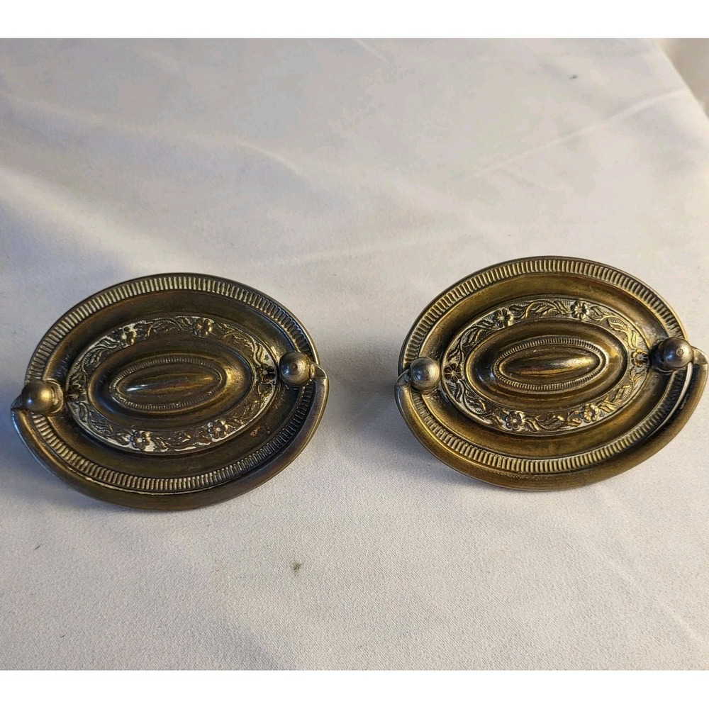 2 PCs. Drawer Pull Victorian Antique Furniture Cabinet Pull Hardware
